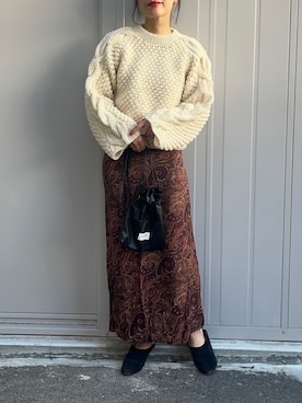 NANAさん（レディース・162cm）の冬コーディネート