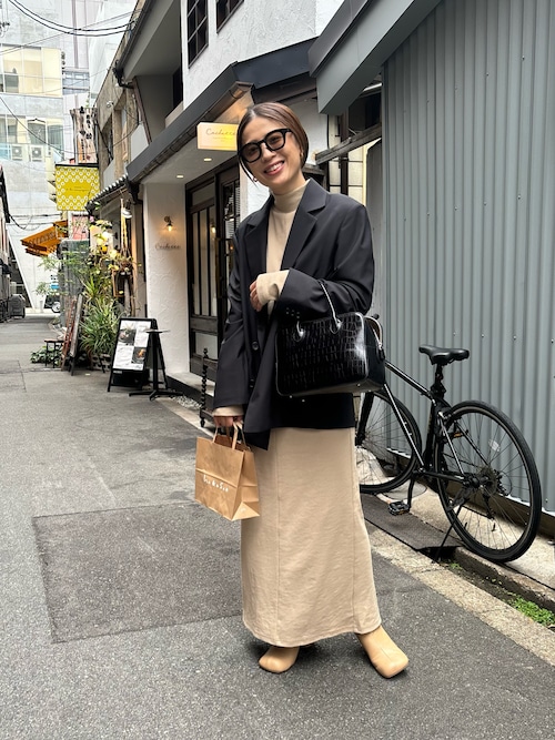 MARW UNITED ARROWS＞ジャージー ダブルジャケット（テーラード 