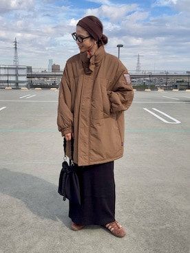 「アイテム（その他アウター）」を使った、NANAさん（レディース・162cm）の秋コーディネート