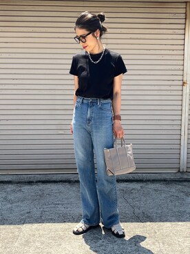 「ごきげんウィーク」｜「アイテム（ハンドバッグ）」を使った、NANAさん（レディース・162cm）の春コーディネート