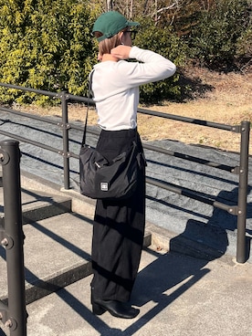 「GYDA（ジェイダ）のアイテム」を使った、NANAさん（レディース・162cm）の冬コーディネート