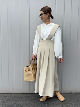 「URBAN RESEARCH ROSSO WOMEN（アーバンリサーチ　ロッソ）のアイテム」を使った、NANAさん（レディース・162cm）の冬コーディネート