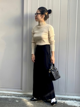 「IL BISONTE（イルビゾンテ）のアイテム」を使った、NANAさん（レディース・162cm）の秋コーディネート