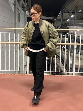 NANAさん（レディース・162cm）の冬コーディネート