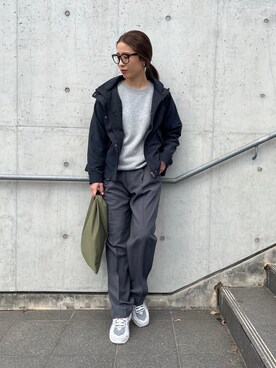 「URBAN RESEARCH Sonny Label（アーバンリサーチサニーレーベル）のアイテム（ジャケット/アウター）」を使った、NANAさん（レディース・162cm）の春コーディネート