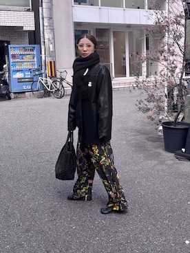 「アイテム（テーラードジャケット）」を使った、NANAさん（レディース・162cm）の冬コーディネート