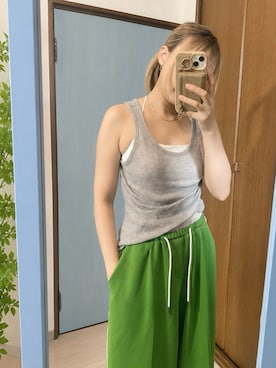 「coca（coca）（コカ）のアイテム」を使った、Haruさん（レディース・158cm）の夏コーディネート