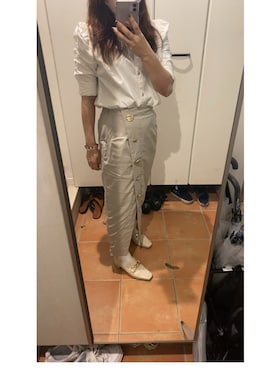 「出社コーデ」｜Youmiさん（レディース・153cm）の夏コーディネート