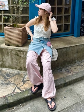 Riさん（レディース・155cm）の夏コーディネート