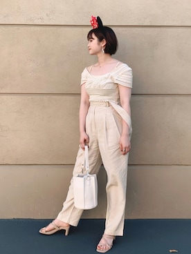 Riさん(レディース・154cm)の夏コーディネート