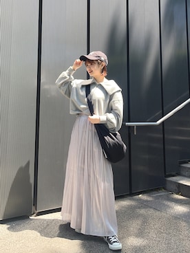 Riさん（レディース・154cm）の春コーディネート