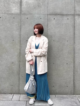 Riさん（レディース・154cm）の春コーディネート