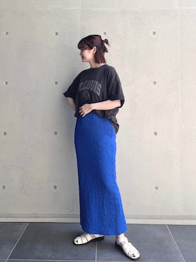 Riさん(レディース・154cm)の夏コーディネート
