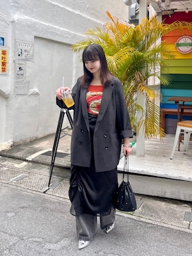 Riさん（レディース・155cm）の春コーディネート