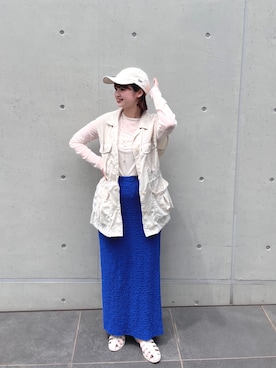 「COLONY 2139（コロニートゥーワンスリーナイン）のアイテム（アクセサリー）」を使った、Riさん（レディース・154cm）の春コーディネート