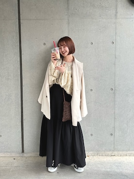 Riさん（レディース・154cm）の春コーディネート