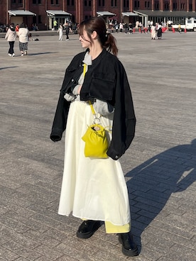 Riさん（レディース・154cm）の春コーディネート