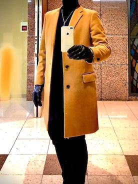 「アイテム（手袋）」を使った、mituさん（メンズ・176cm）の春コーディネート