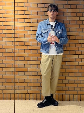 「SHIPS（シップス）のアイテム」を使った、mituさん（メンズ・176cm）の秋コーディネート