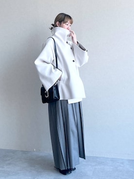 「アイテム（ピアス（両耳用））」を使った、inhhhan®さん（レディース・165cm・40代）の冬コーディネート