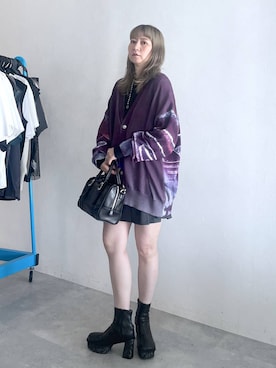 「アイテム（ボストンバッグ）」を使った、inhhhan®さん（レディース・165cm・40代）の夏コーディネート