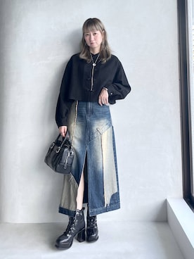「アイテム（アクセサリー）」を使った、inhhhan®さん（レディース・165cm・40代）の秋コーディネート