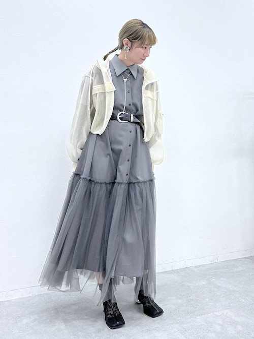 （完売品）HARE チュールティアードワンピース セール】【オケージョン/セレモニー/結婚式】チュールティアード