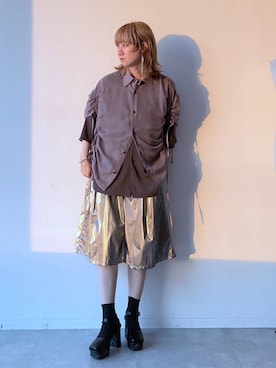 「アイテム（イヤリング）」を使った、inhhhan®さん（レディース・165cm・30代）の夏コーディネート