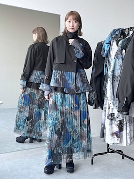 「HARE（ハレ）のアイテム（ジャケット/アウター）」を使った、inhhhan®さん（レディース・165cm）の冬コーディネート