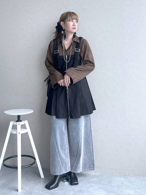 セール】プリーツミニキャミワンピース(HARE)（チュニック）｜HARE