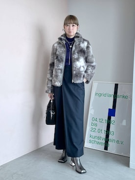 「アイテム（スラックス）」を使った、inhhhan®さん（レディース・165cm・40代）の秋コーディネート