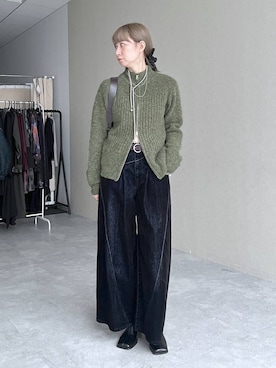 「HARE（ハレ）のアイテム（ボストンバッグ）」を使った、inhhhan®さん（レディース・165cm）の秋コーディネート