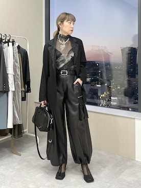 「アイテム（イヤリング）」を使った、inhhhan®さん（レディース・165cm・30代）の冬コーディネート