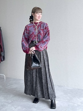 「アイテム（ピアス（両耳用））」を使った、inhhhan®さん（レディース・165cm・40代）の秋コーディネート