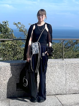 「アイテム（タンクトップ）」を使った、inhhhan®さん（レディース・165cm・40代）の夏コーディネート