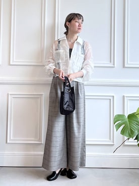 「アイテム（セットアップ、その他）」を使った、inhhhan®さん（レディース・165cm）の夏コーディネート