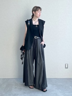 「アイテム（財布/小物）」を使った、inhhhan®さん（レディース・165cm）の夏コーディネート