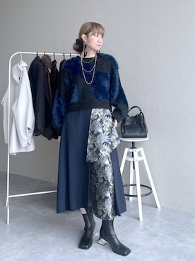 「アイテム（ピアス（両耳用））」を使った、inhhhan®さん（レディース・165cm・40代）の秋コーディネート