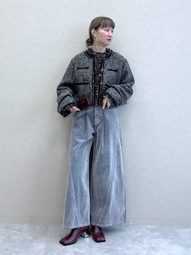 「アイテム（財布）」を使った、inhhhan®さん（レディース・165cm）の秋コーディネート