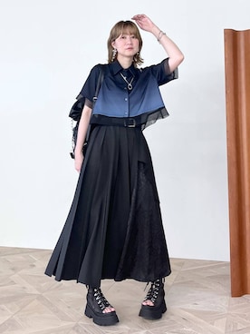 「HARE（ハレ）のアイテム（ブレスレット）」を使った、inhhhan®さん（レディース・165cm）の春コーディネート