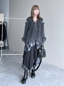 「アイテム（ピアス（両耳用））」を使った、inhhhan®さん（レディース・165cm・40代）の秋コーディネート