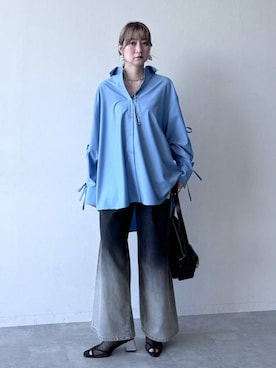 「アイテム（イヤリング）」を使った、inhhhan®さん（レディース・165cm・40代）の春コーディネート