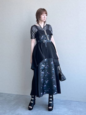 「HARE（ハレ）のアイテム（ブレスレット）」を使った、inhhhan®さん（レディース・165cm）の春コーディネート