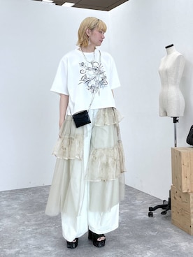 「HARE（ハレ）のアイテム（財布）」を使った、inhhhan®さん（レディース・165cm）の春コーディネート