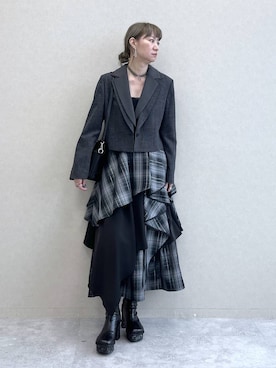 「アイテム（アクセサリー）」を使った、inhhhan®さん（レディース・165cm・40代）の秋コーディネート