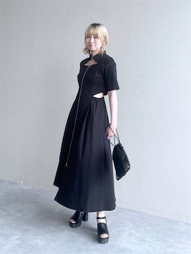 「HARE（ハレ）のアイテム（ワンピース/ドレス）」を使った、inhhhan®さん（レディース・165cm）の夏コーディネート