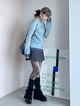 「HARE（ハレ）のアイテム（ローファー）」を使った、inhhhan®さん（レディース・165cm）の秋コーディネート