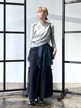 「アイテム（ブーツ）」を使った、inhhhan®さん（レディース・165cm・40代）の夏コーディネート