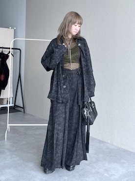 「HARE（ハレ）のアイテム（ボストンバッグ）」を使った、inhhhan®さん（レディース・165cm）の秋コーディネート