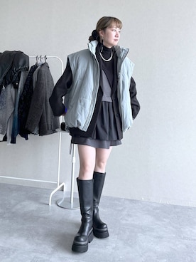 「アイテム（ピアス（両耳用））」を使った、inhhhan®さん（レディース・165cm・40代）の秋コーディネート